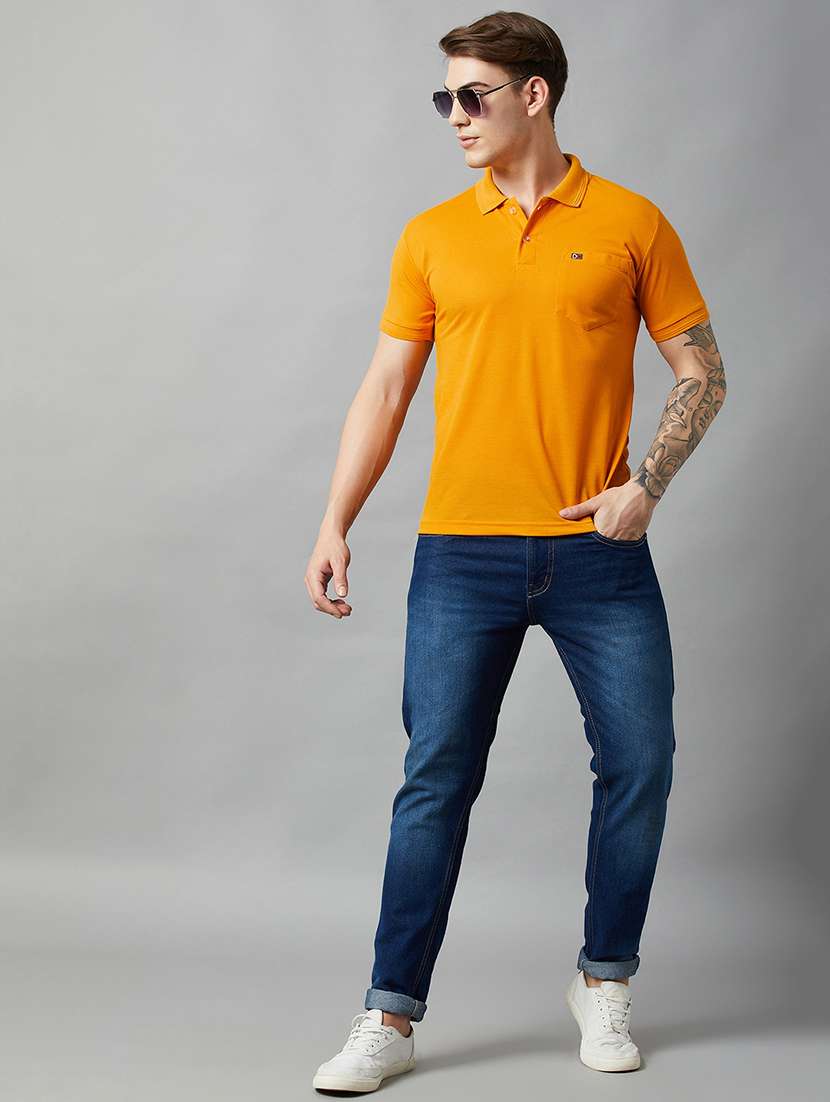 men short sleeves plain polo t-shirt - 21664131 -  Standard Image - 3
