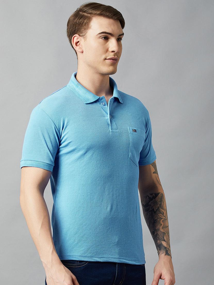 men short sleeves plain polo t-shirt - 21664138 - Zoom Image - 0