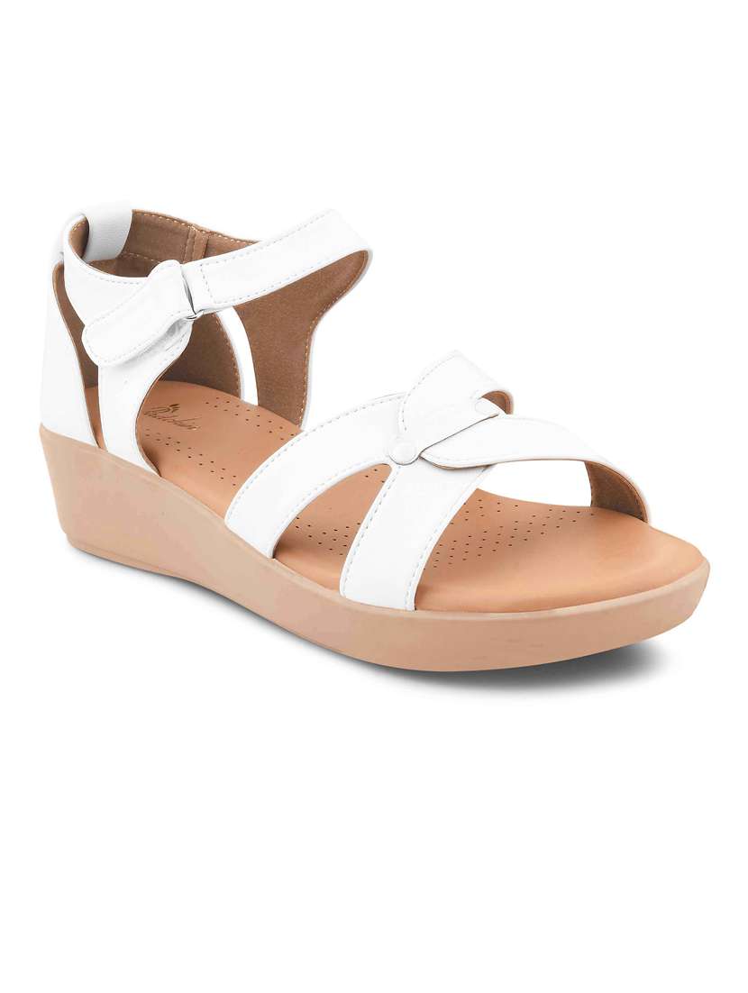women solid ankle strap wedge - 21664352 -  Zoom Image - 0