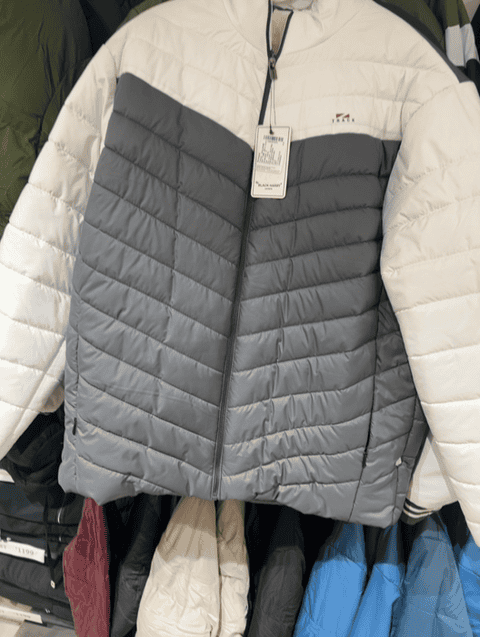 grey nylon casual jacket - 21664503 -  Standard Image - 0