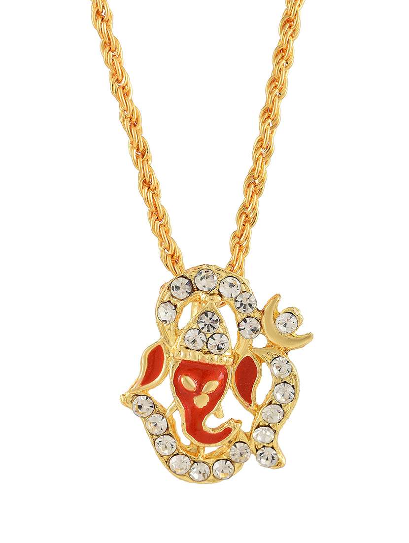 men sacred idol pendant with chain