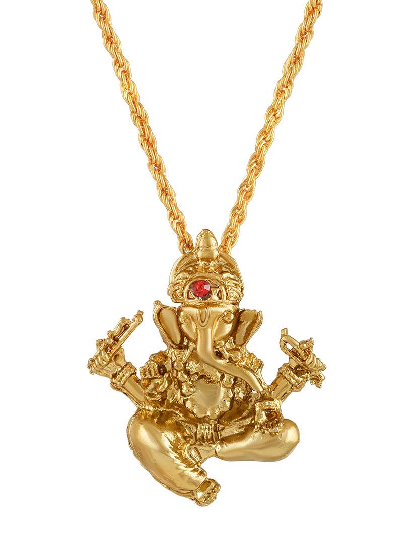 men sacred idol pendant with chain