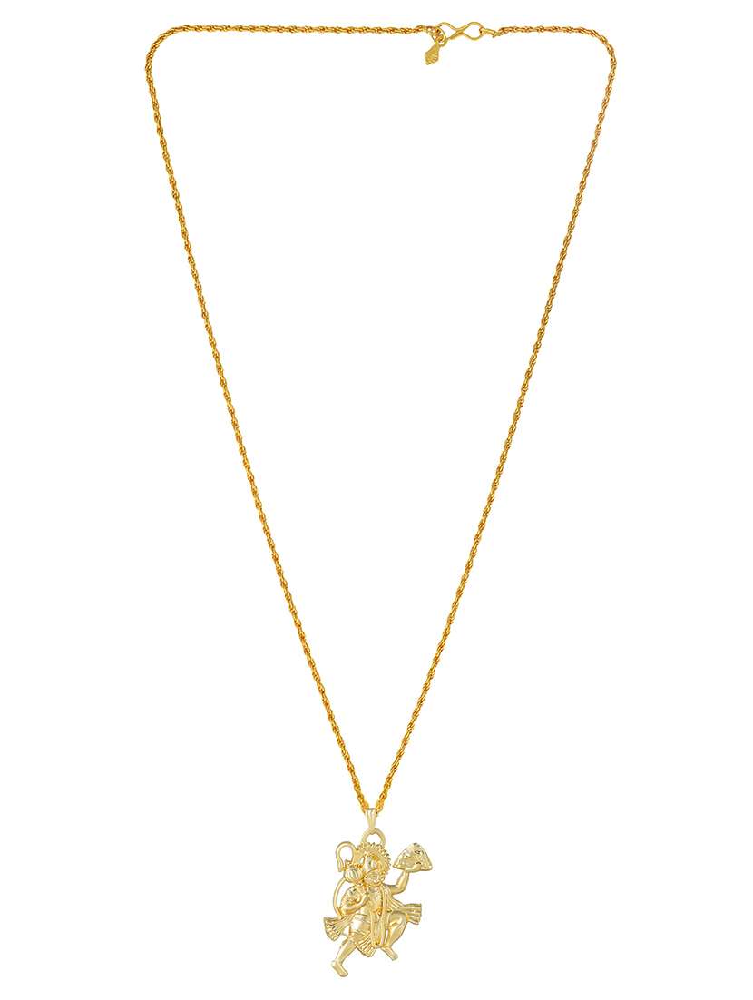 men sacred idol pendant with chain - 21664907 -  Standard Image - 3