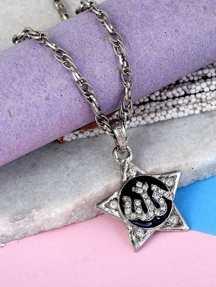 men sacred religious pendant with chain