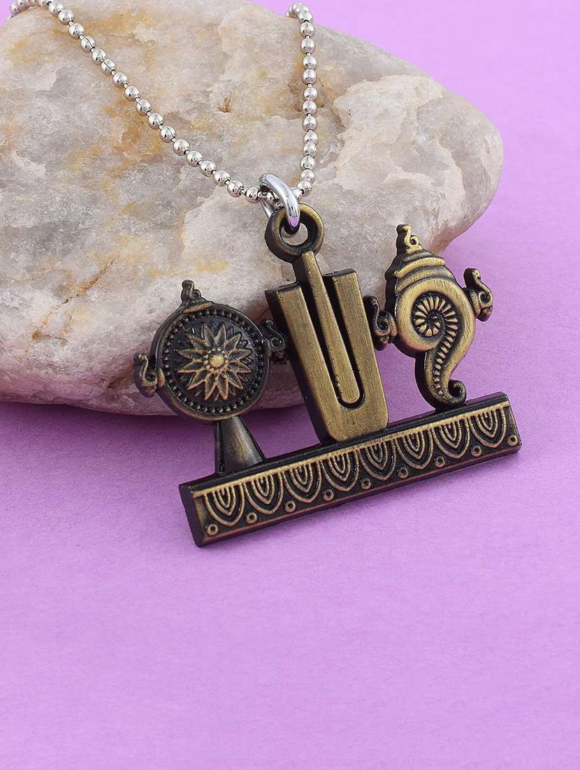 men sacred religious pendant with chain