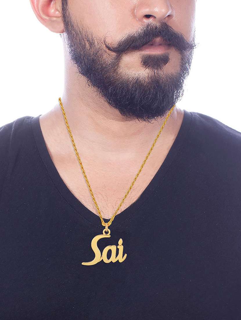 men sacred religious pendant with chain - 21664989 -  Standard Image - 3