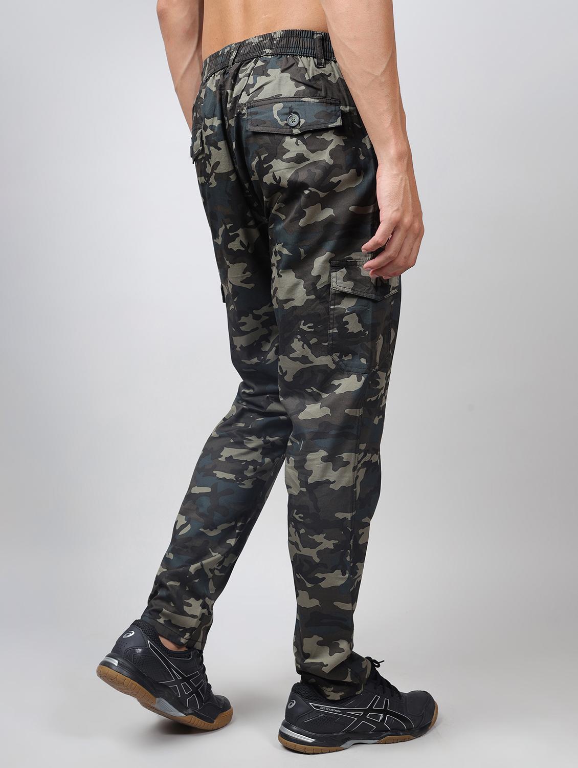 men mid rise camouflage printed cargo - 21664997 - Standard Image - 3