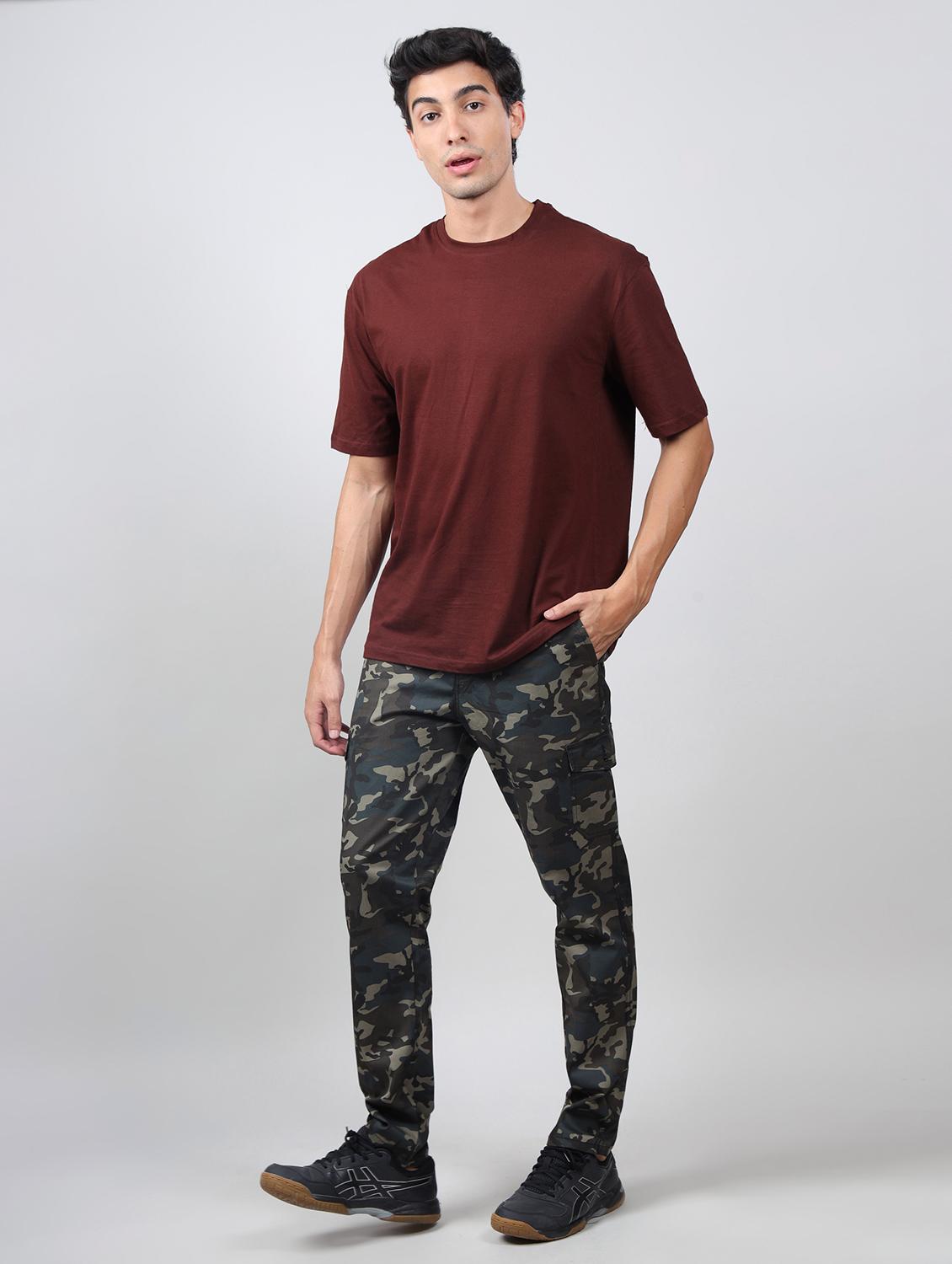 men mid rise camouflage printed cargo - 21664997 - Standard Image - 5