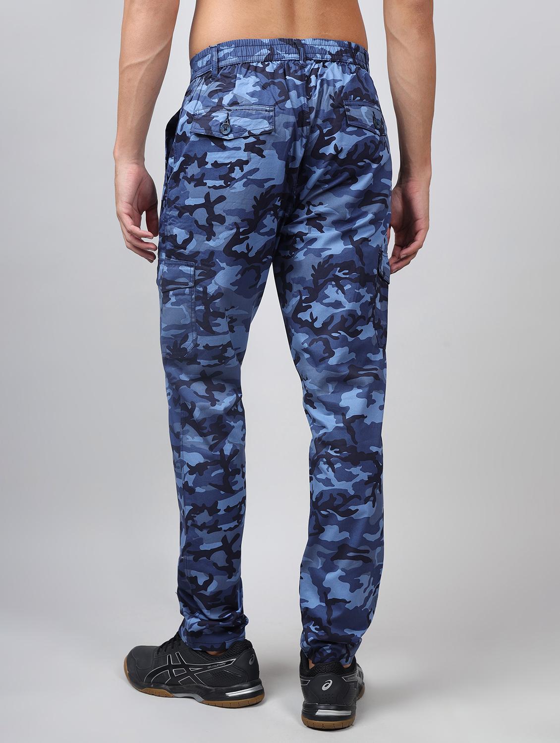 men mid rise camouflage printed cargo - 21665002 - Standard Image - 3