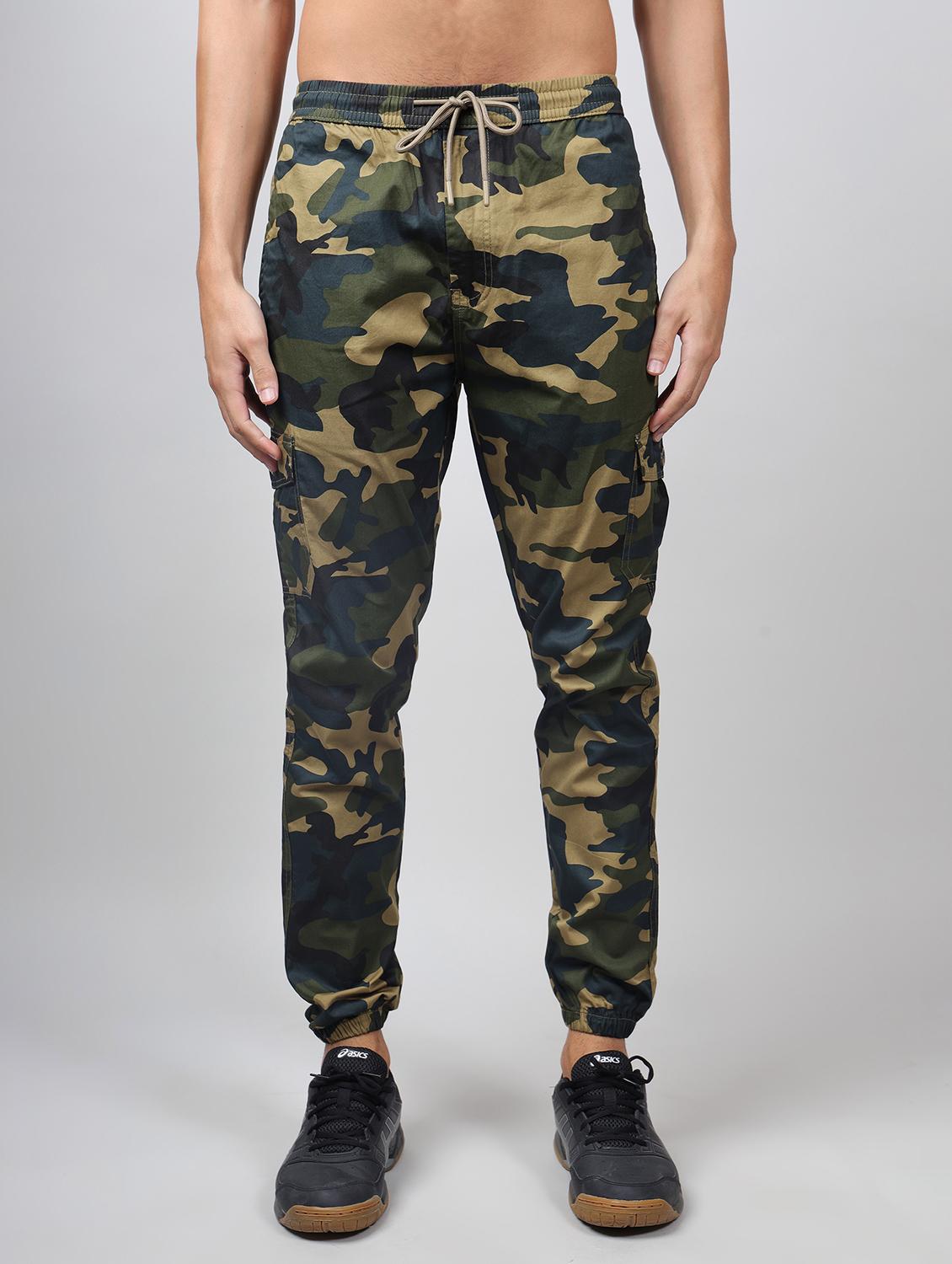 men mid rise camouflage printed jogger - 21665070 - Zoom Image - 0