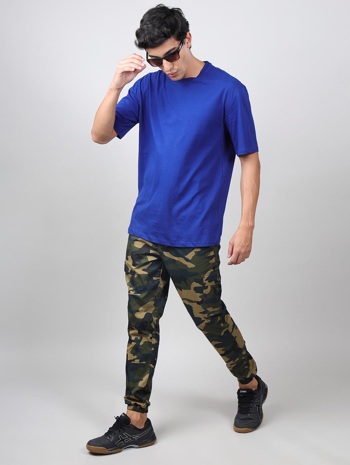 men mid rise camouflage printed jogger - 21665070 - Standard Image - 5
