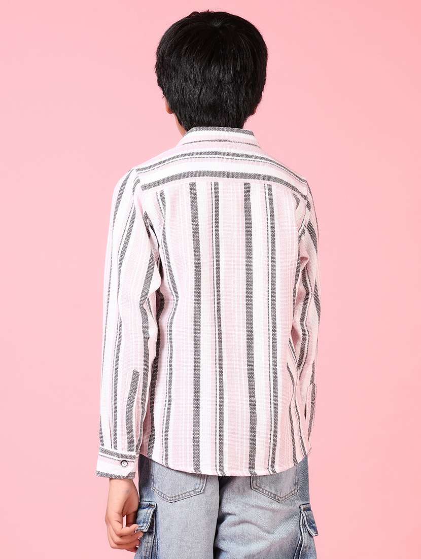 boys long sleeves striped shirt - 21665409 -  Standard Image - 3