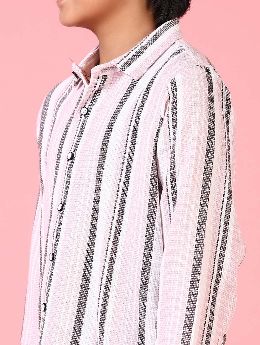 boys long sleeves striped shirt - 21665409 -  Standard Image - 5