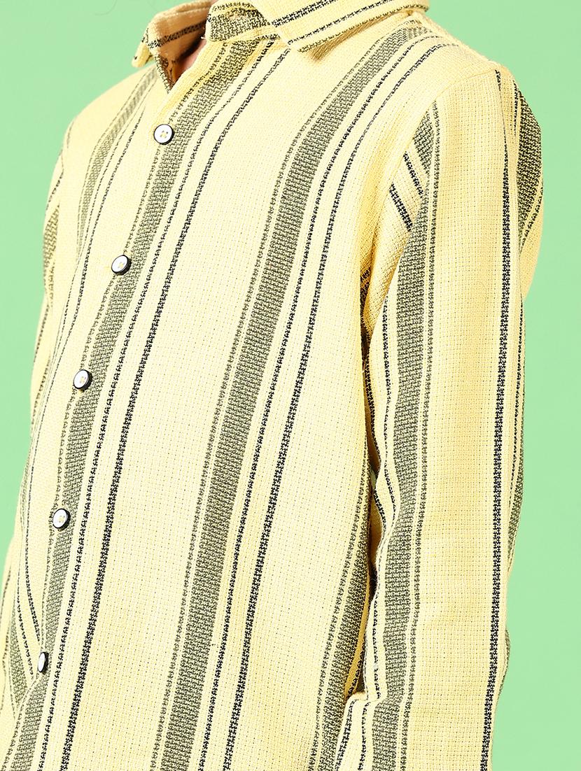 boys long sleeves striped shirt - 21665414 - Standard Image - 5