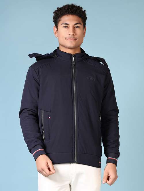 men solid long sleeve bomber jacket - 21665440 -  Standard Image - 0