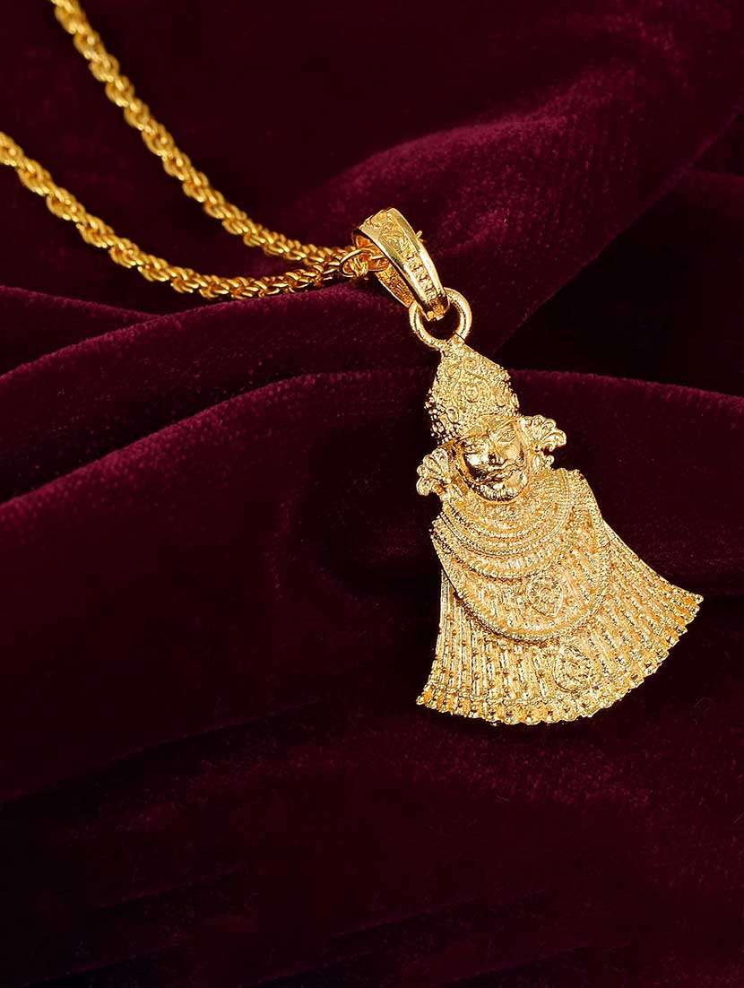 men sacred idol pendant with chain