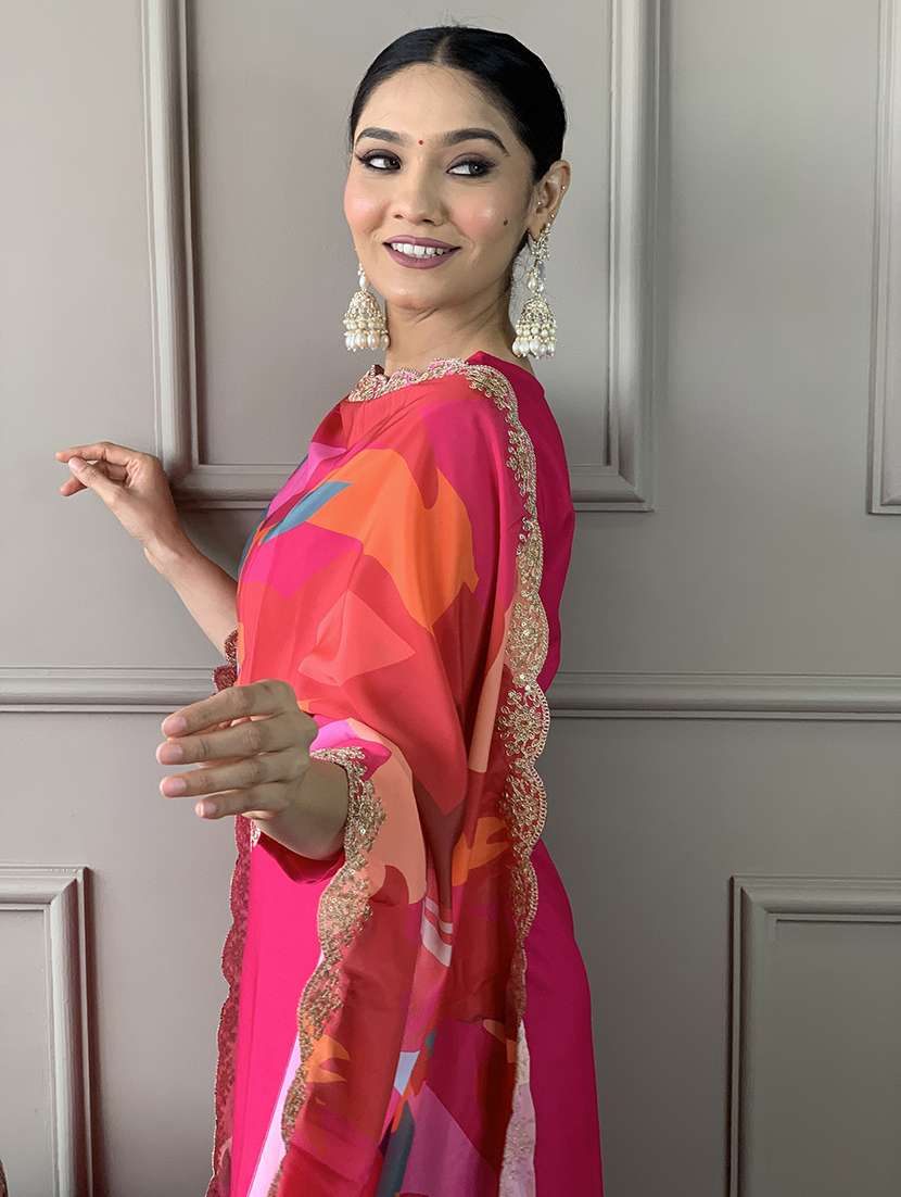 women embroidered kurta pant set with duaptta - 21665555 -  Standard Image - 3