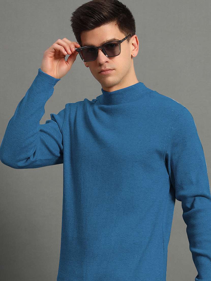 men long sleeve plain pullover - 21666265 -  Standard Image - 3