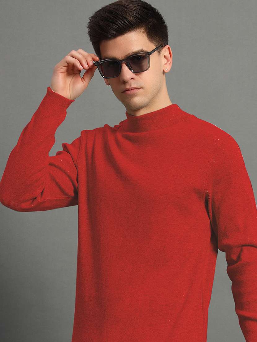 men long sleeve plain pullover - 21666266 -  Standard Image - 3