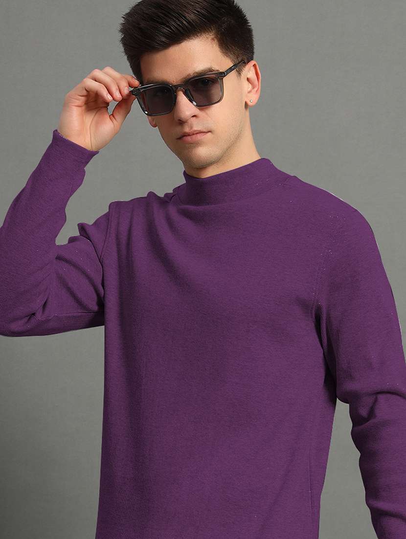 men long sleeves plain pullover - 21666267 -  Standard Image - 3