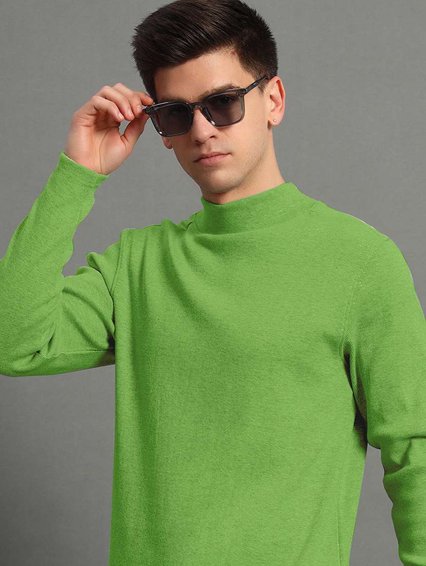 men long sleeve plain pullover - 21666271 -  Standard Image - 3