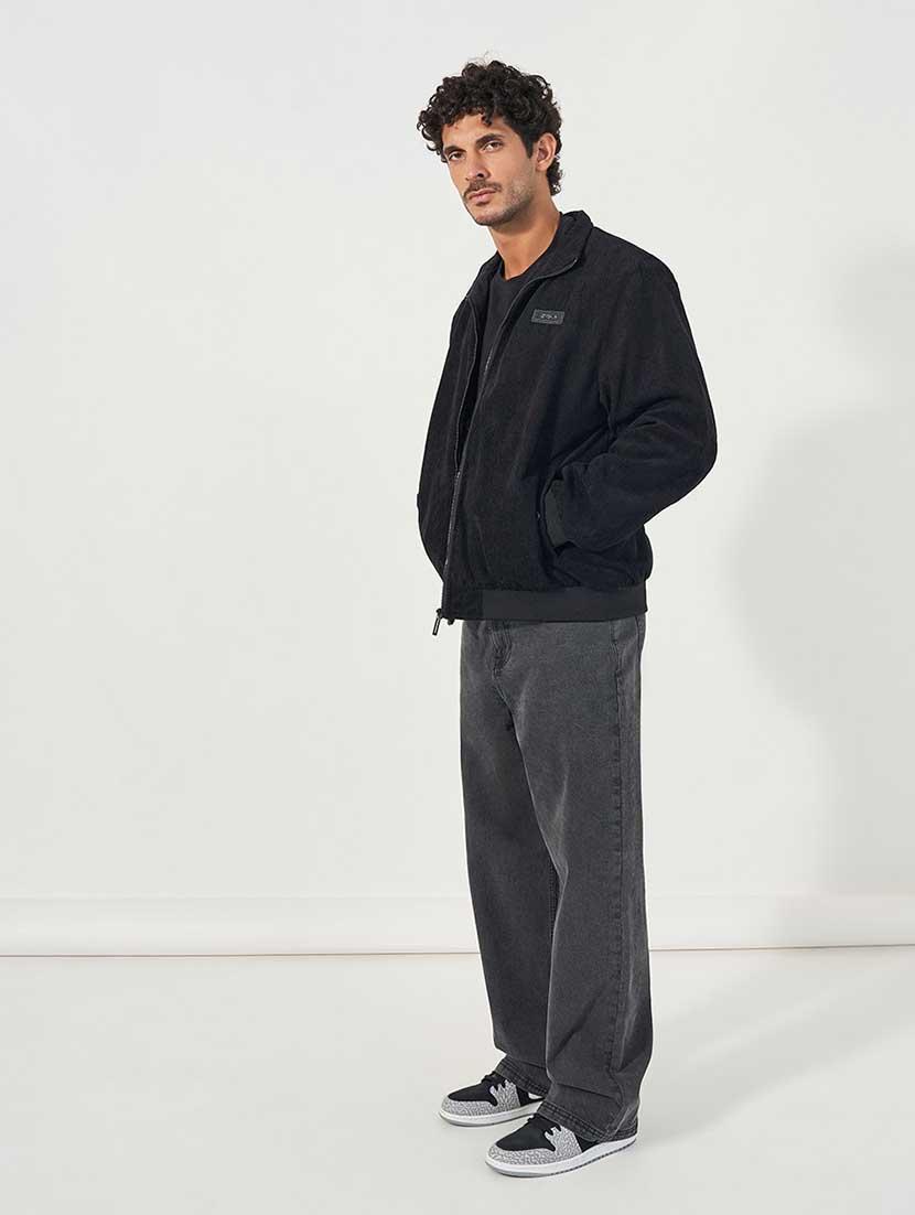 men black solid long sleeve casual jacket - 21666284 - Standard Image - 3