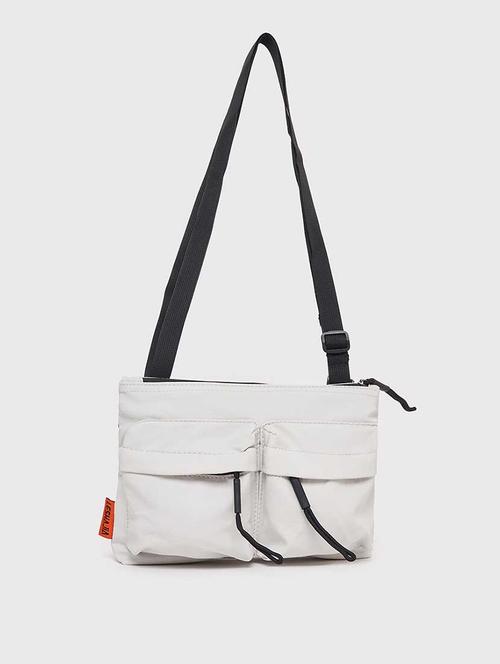 women white solid sling bag - 21666308 - Standard Image - 0