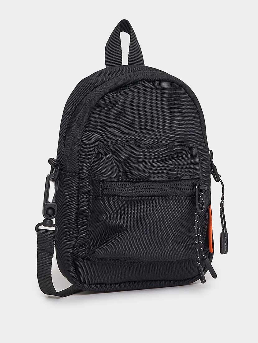 black solid adjustable straps backpack - 21666309 - Zoom Image - 0