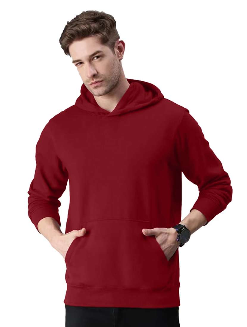 men long sleeves plain sweatshirt
