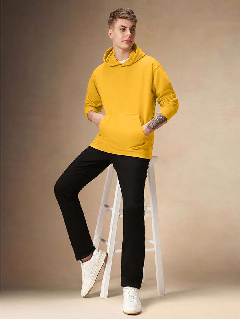 men long sleeves plain sweatshirt - 21666576 -  Standard Image - 3