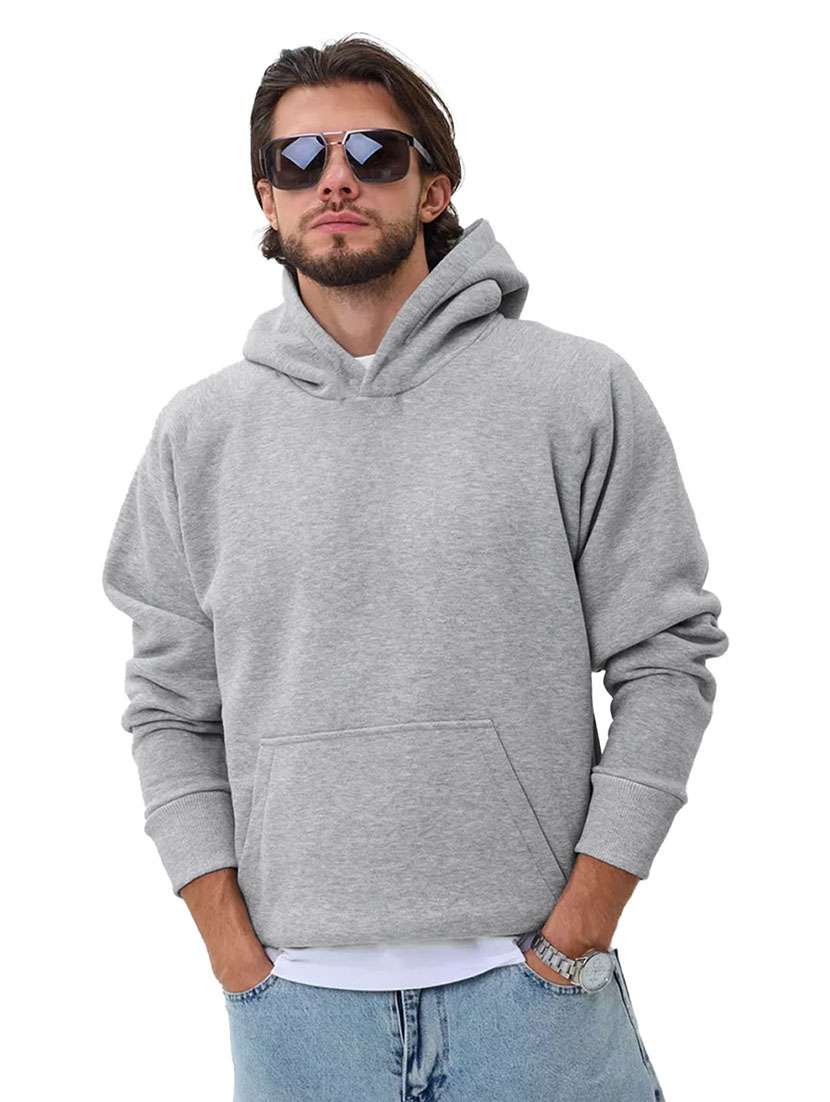 men long sleeves plain sweatshirt