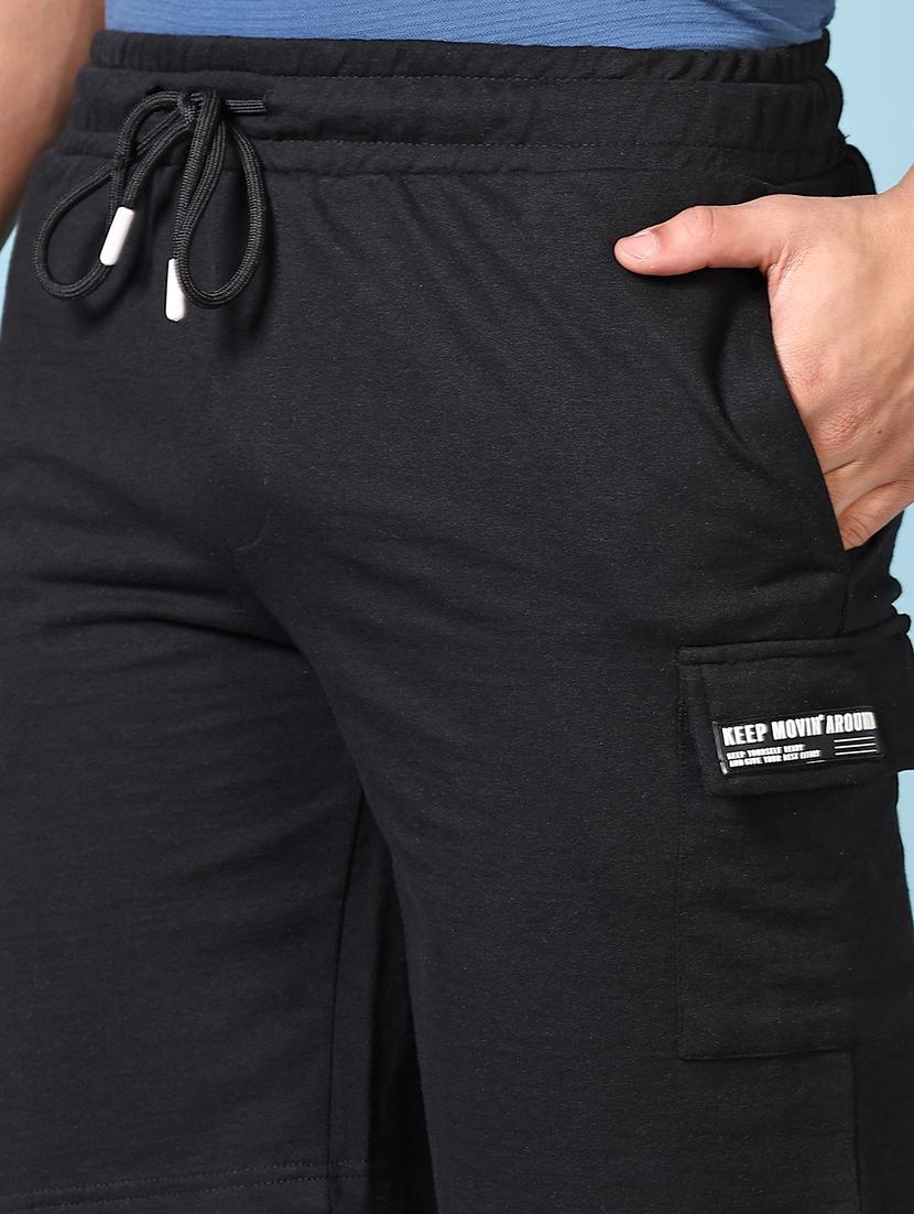men mid rise solid shorts - 21666698 - Standard Image - 5