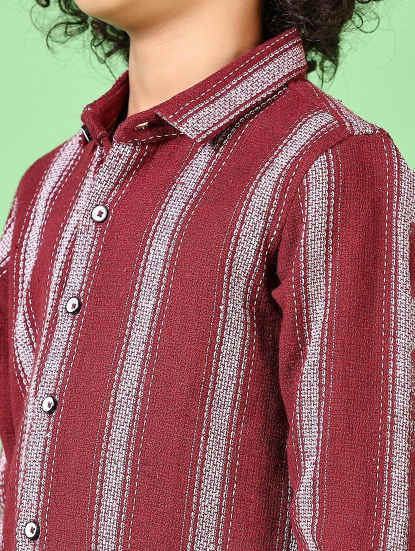 boys long sleeves striped shirt - 21666750 - Standard Image - 5