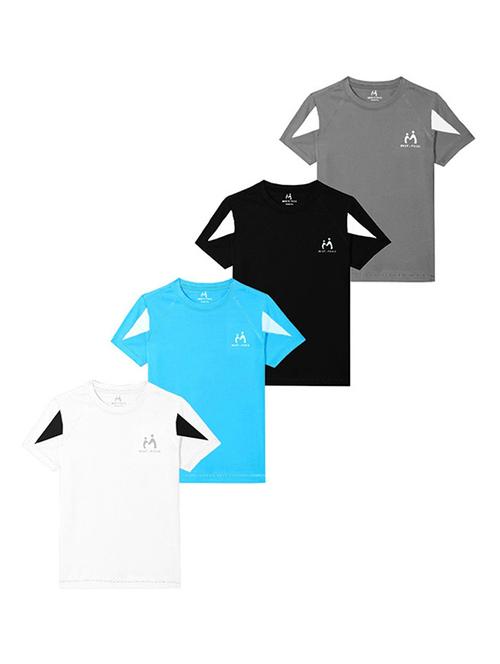 kids round neck short sleeve printed t-shirts combo - 21666971 - Standard Image - 0