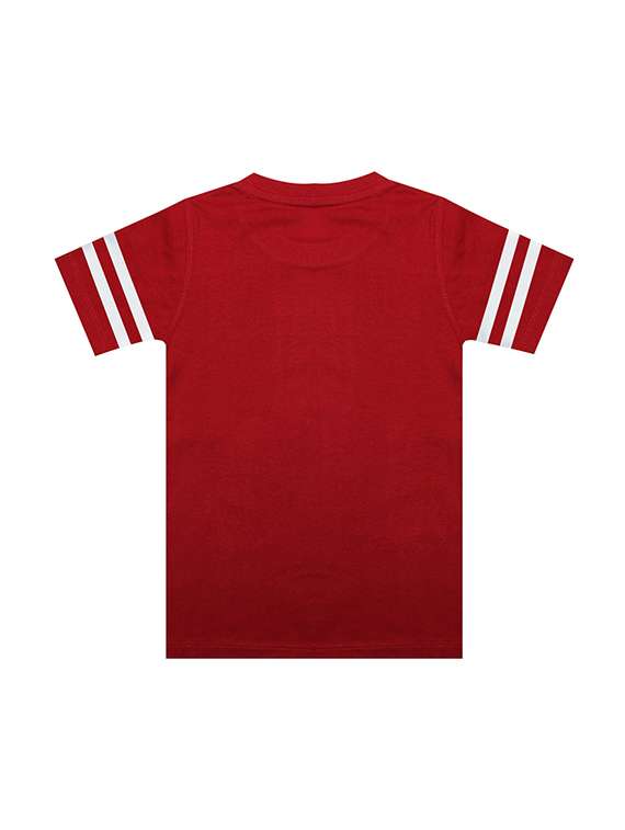 kids round neck short sleeve color block t-shirts combo - 21666982 -  Standard Image - 3