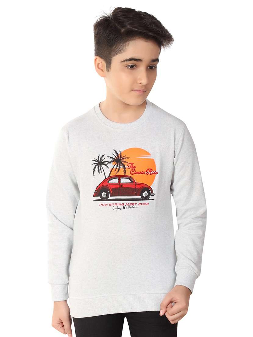 boys long sleeves printed t-shirt - 21667017 -  Zoom Image - 0