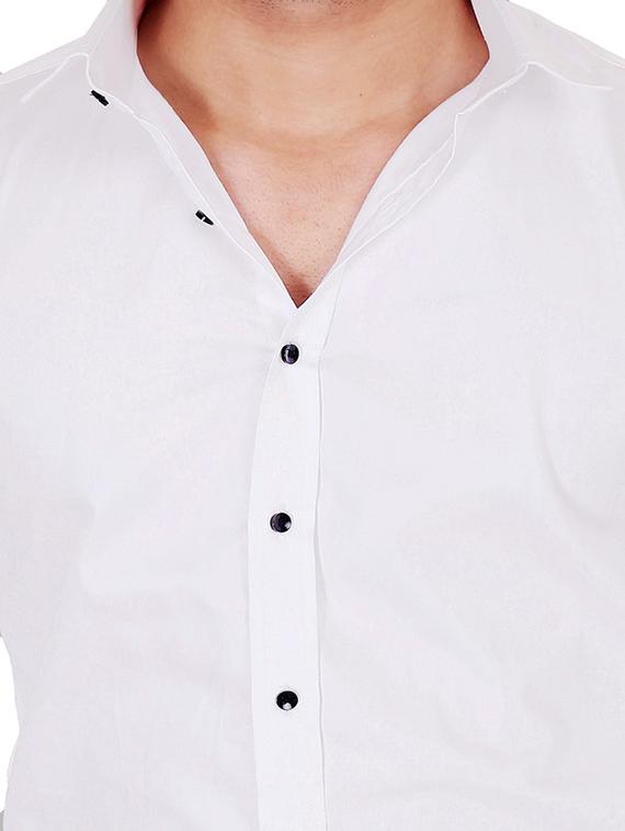 men long sleeves solid formal shirt - 21667182 - Standard Image - 3