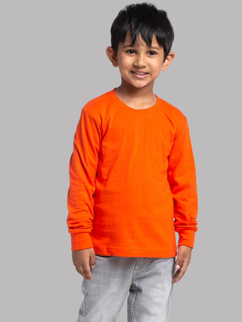 boys pack of 3 solid long sleeve t-shirt - 21667193 - Standard Image - 3