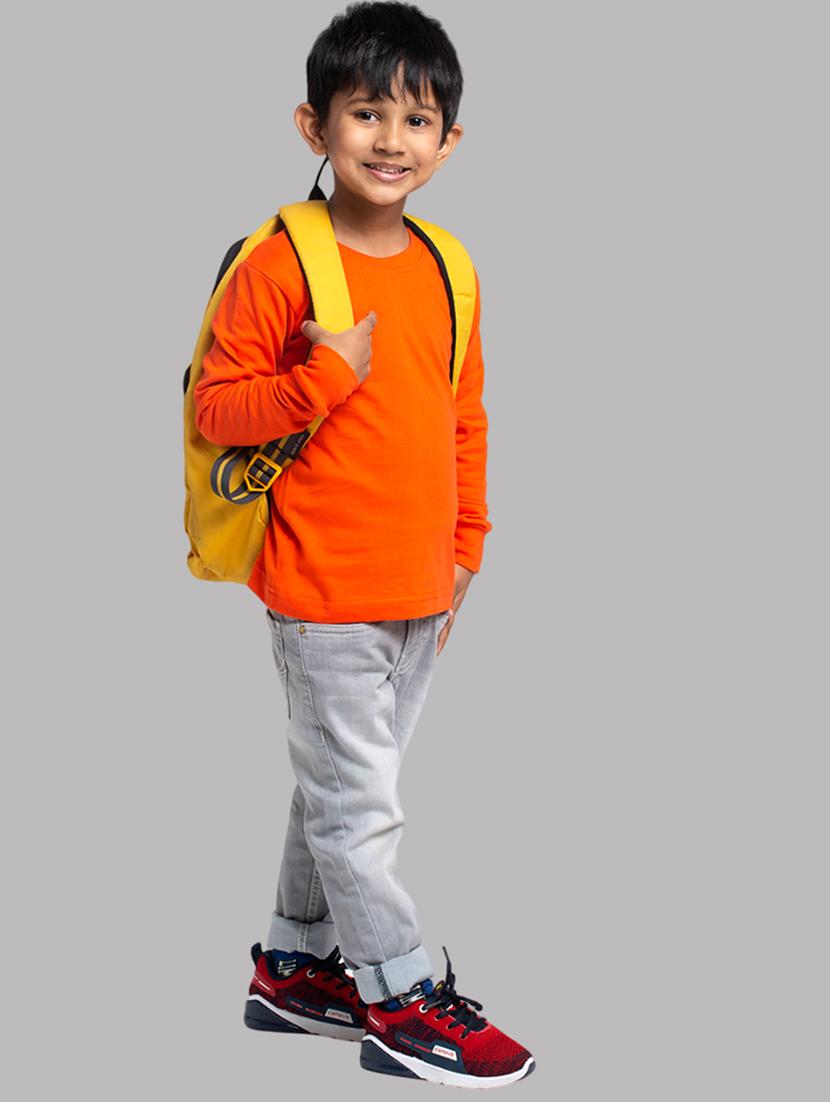 boys pack of 3 solid long sleeve t-shirt - 21667193 - Standard Image - 5