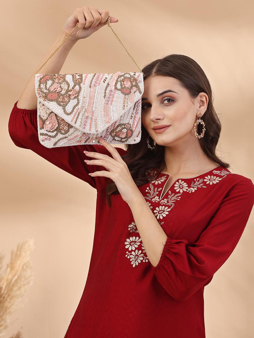 women embellished sling bag - 21667296 - Standard Image - 5