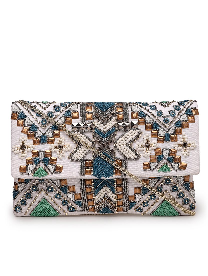 women embellished sling bag - 21667304 - Standard Image - 3