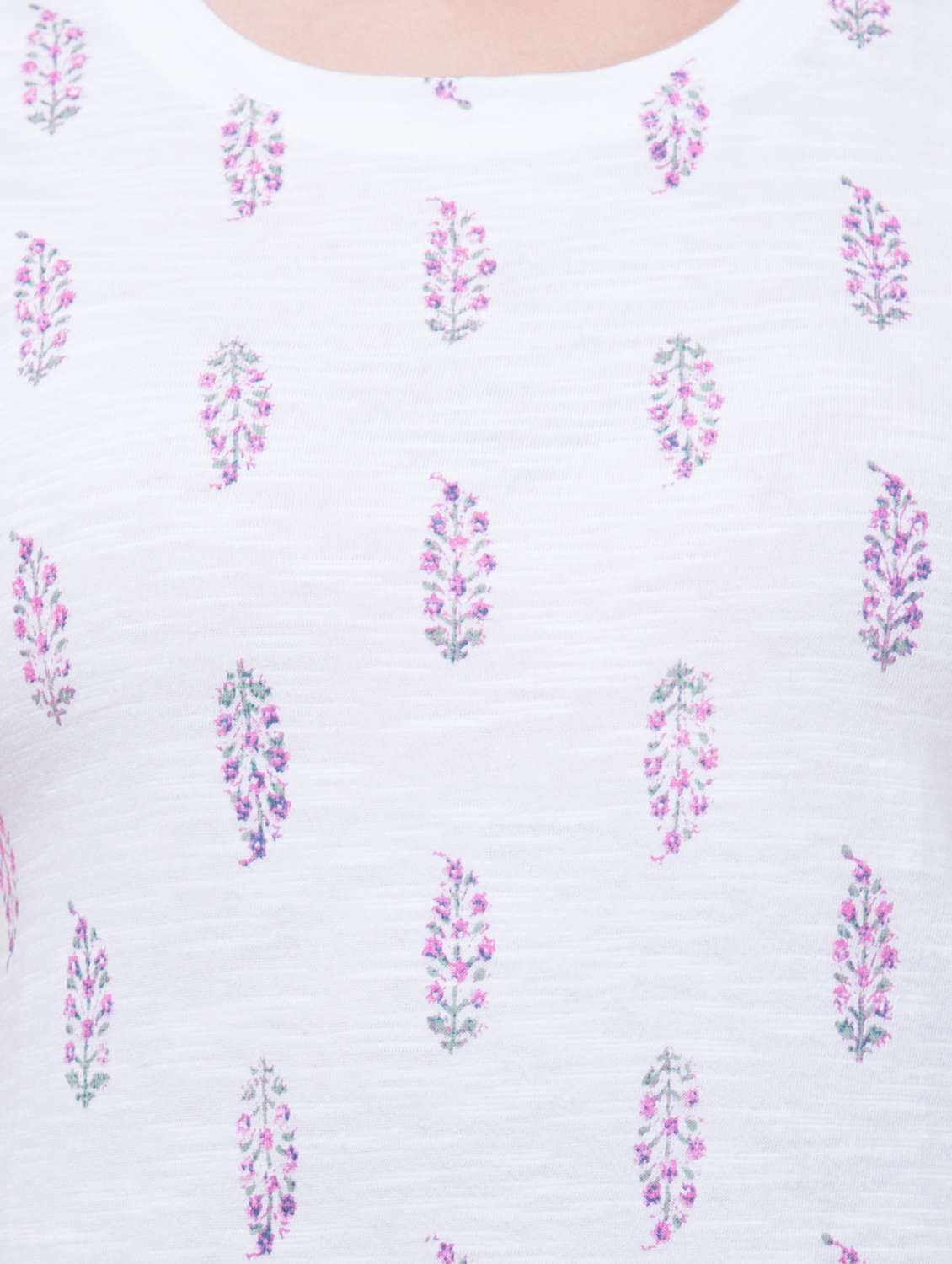 women florals printed short sleeve t-shirt - 21667401 - Standard Image - 3