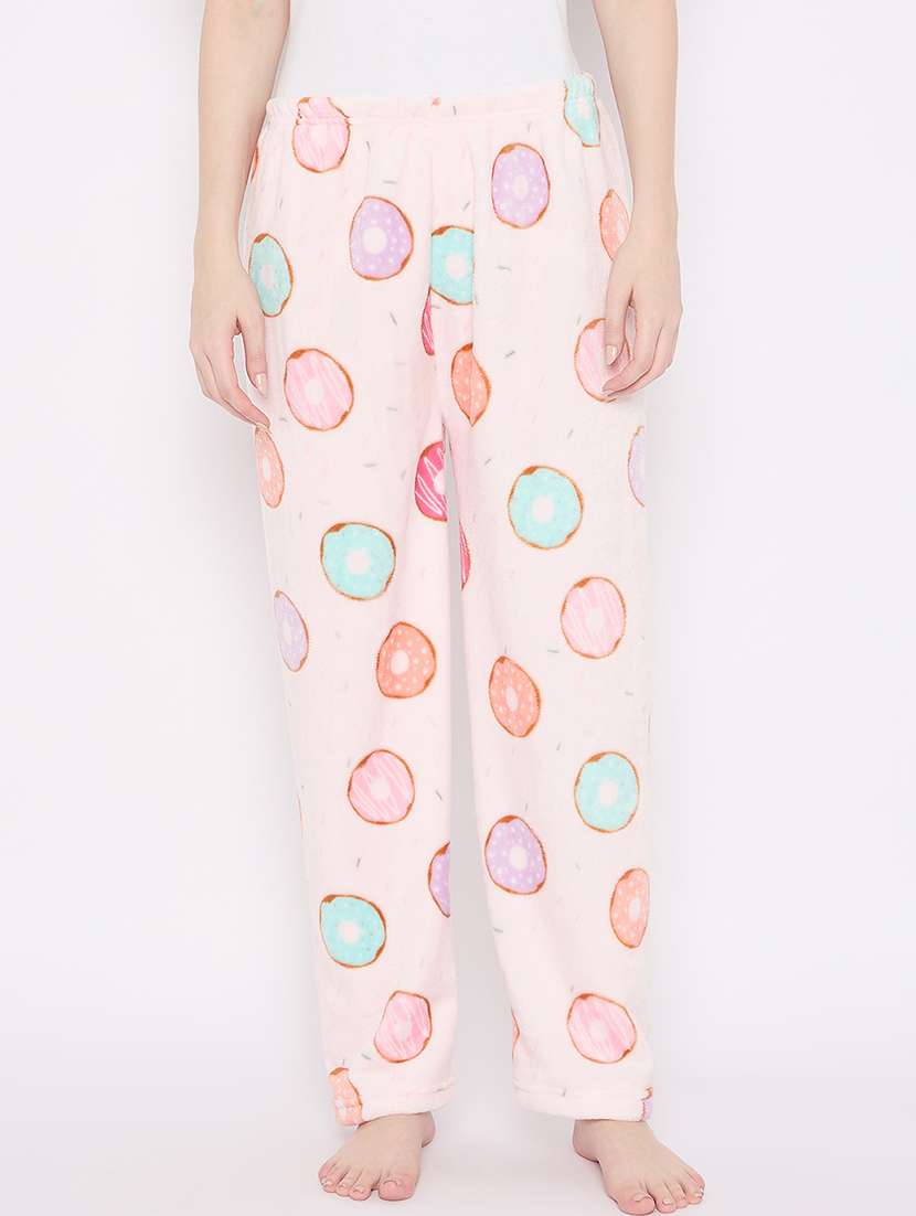 women mid rise printed pyjama