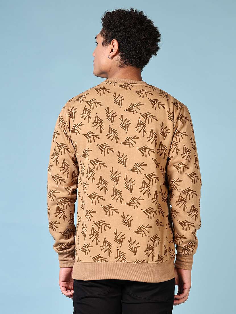 men all over print long sleeve sweatshirt - 21667570 -  Standard Image - 3