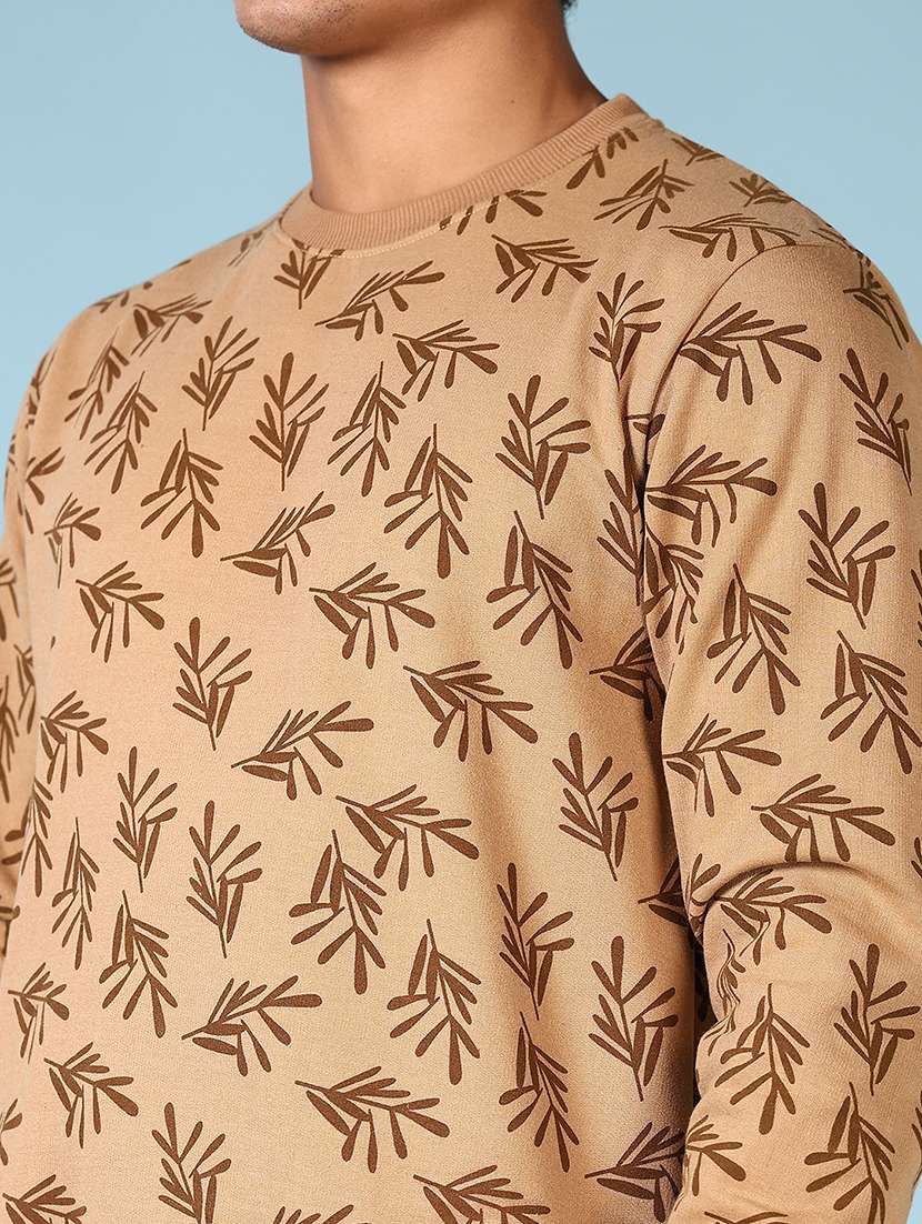 men all over print long sleeve sweatshirt - 21667570 -  Standard Image - 5