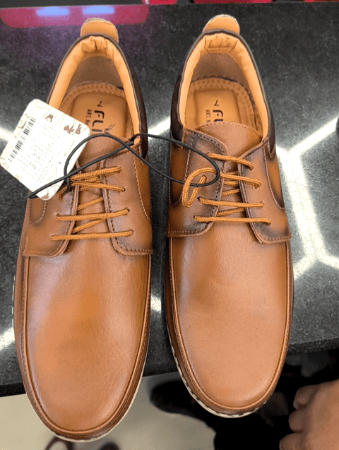 tan synthetic shoes - 21667574 -  Standard Image - 0