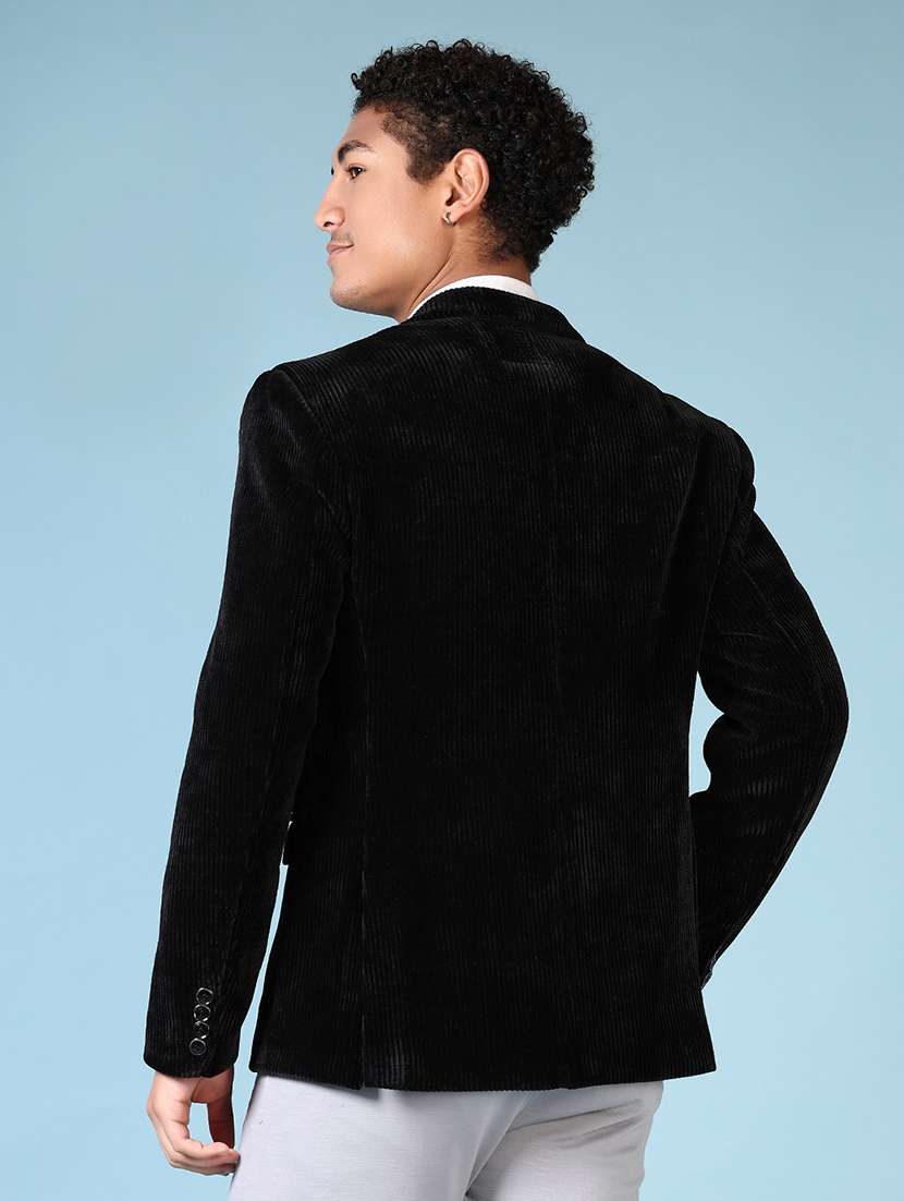men solid long sleeve single breasted blazer - 21667724 -  Standard Image - 3