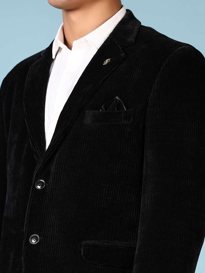 men solid long sleeve single breasted blazer - 21667724 -  Standard Image - 5