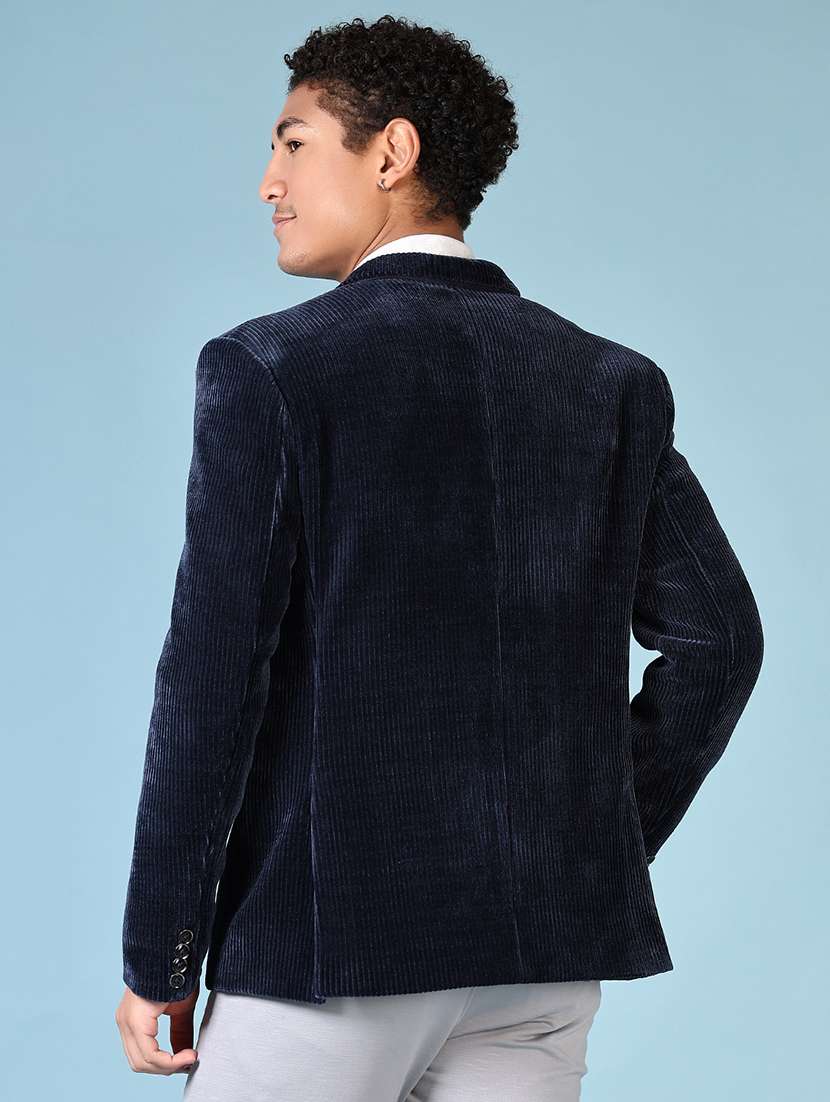 men solid long sleeve single breasted blazer - 21667725 -  Standard Image - 3