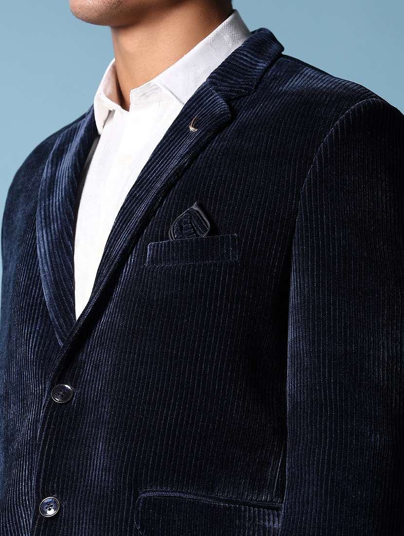 men solid long sleeve single breasted blazer - 21667725 -  Standard Image - 5